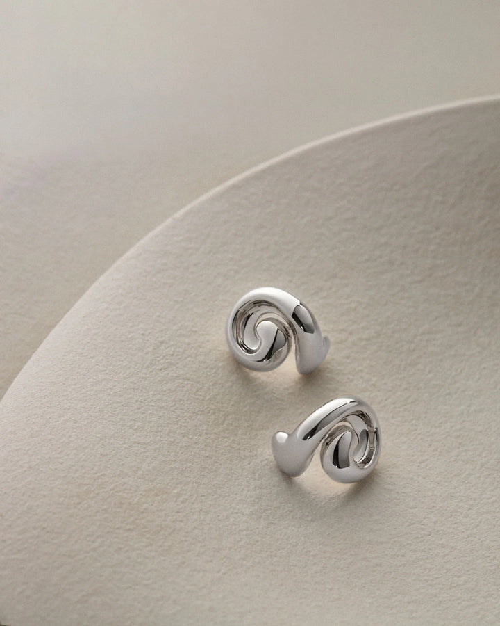 SMALL GIO EARRINGS (SILVER) - JENNY BIRD