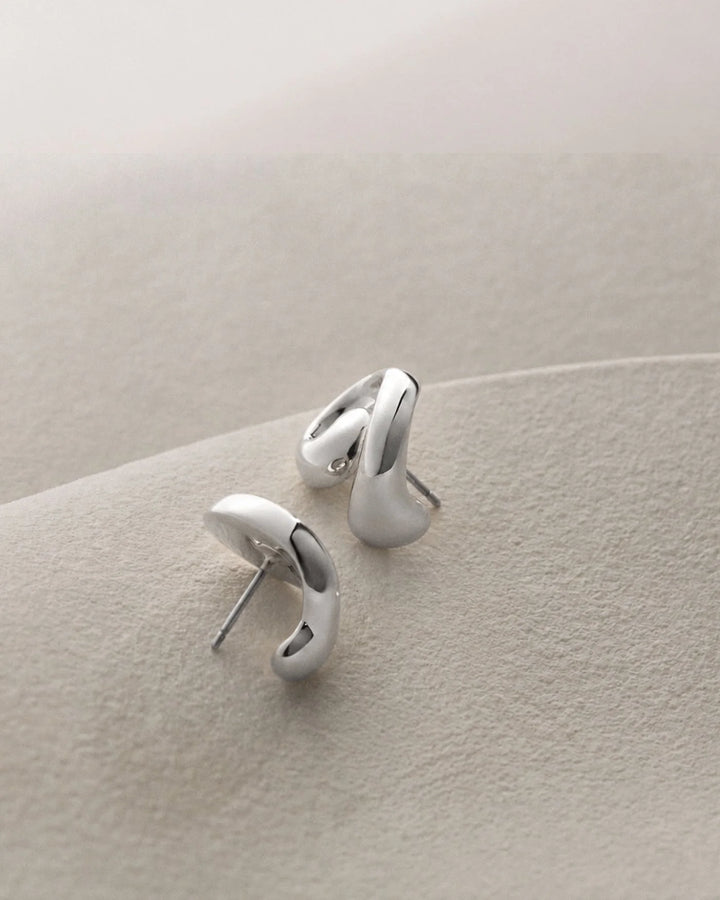 SMALL GIO EARRINGS (SILVER) - JENNY BIRD