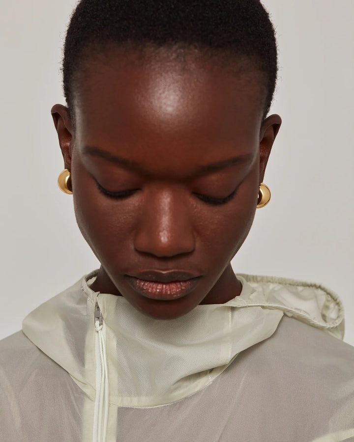 SMALL GEMMA HOOPS (GOLD) - JENNY BIRD