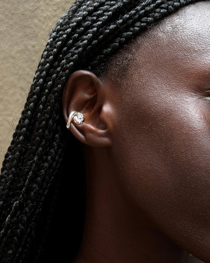 GIO EAR CUFF (SILVER) - JENNY BIRD
