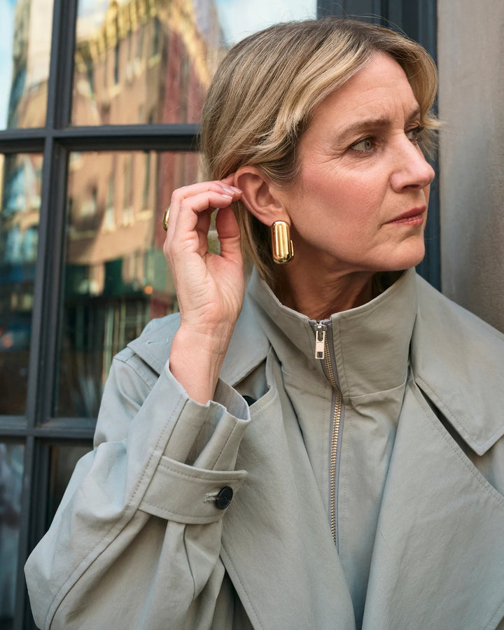 LARGE LEON EARRINGS (GOLD) - JENNY BIRD