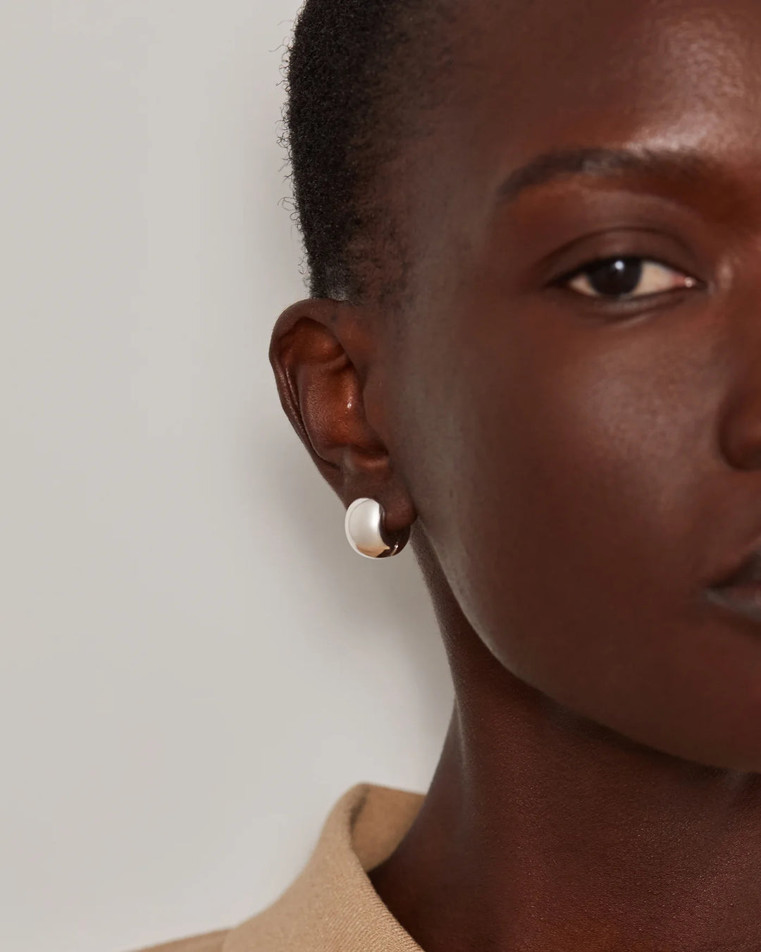 MINI GEMMA HOOPS (SILVER) - JENNY BIRD