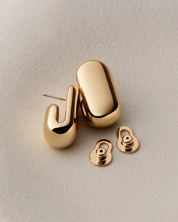 LEON EARRINGS (GOLD) - JENNY BIRD