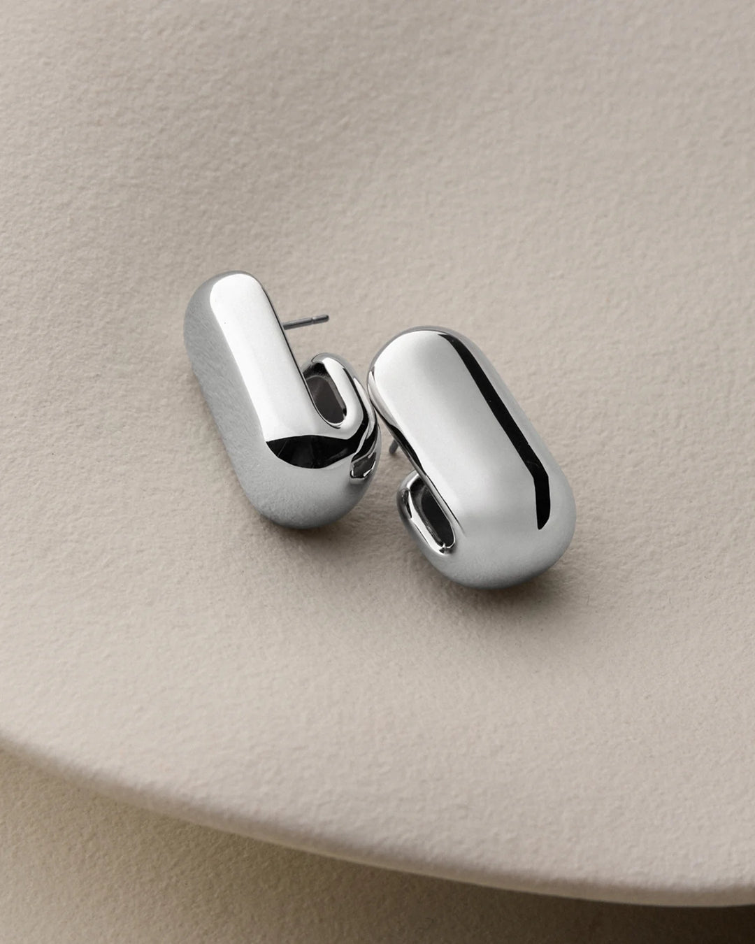 LEON EARRINGS (SILVER) - JENNY BIRD
