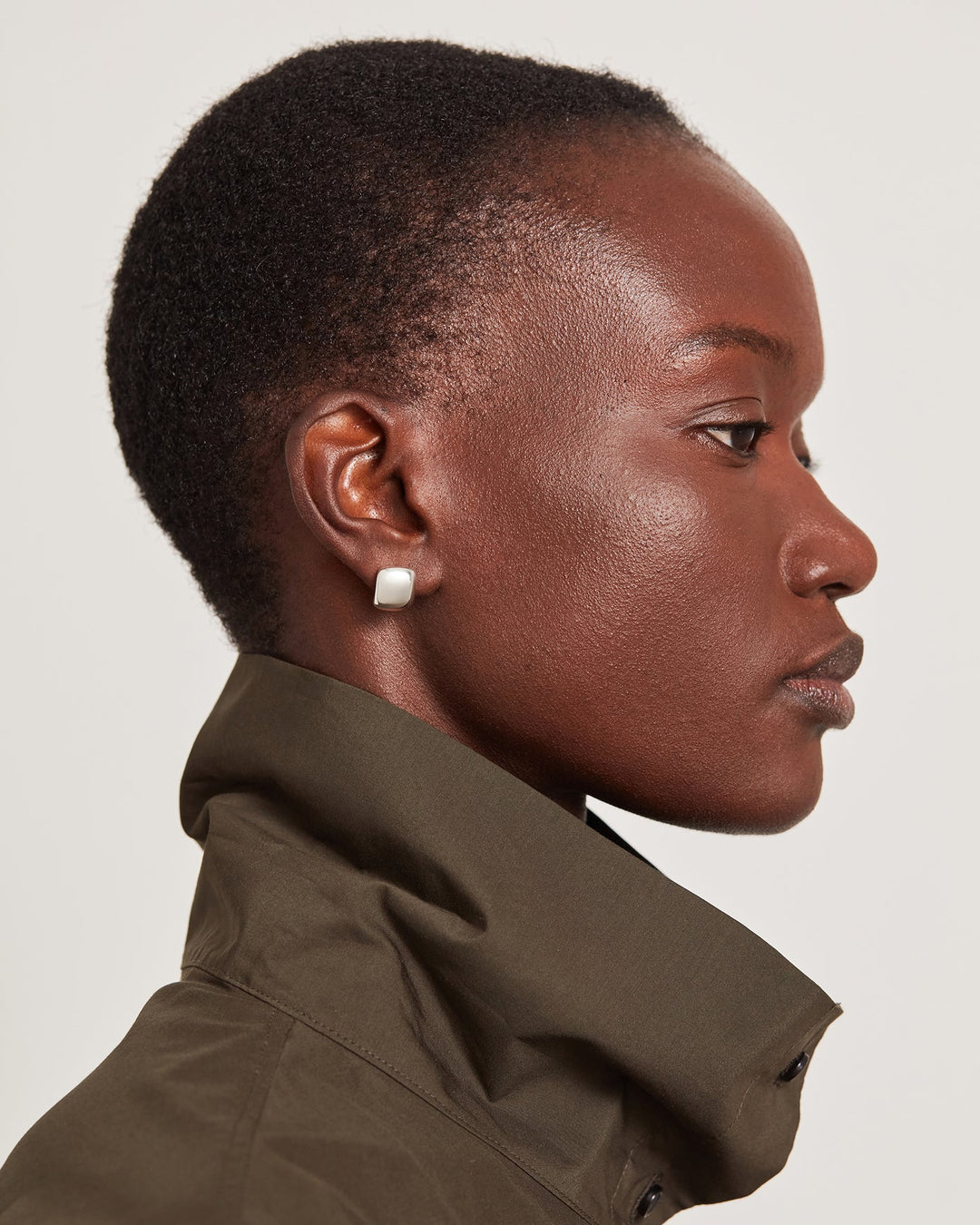 MINI TATE EARRING (SILVER) - JENNY BIRD