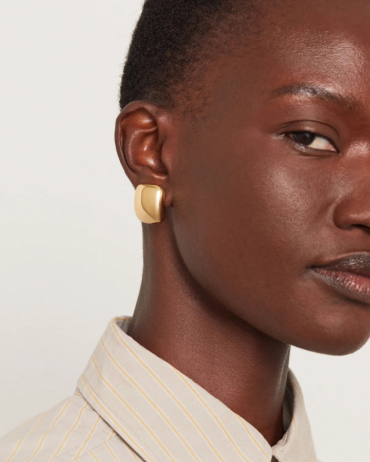 SMALL TATE EARRING (GOLD) - JENNY BIRD