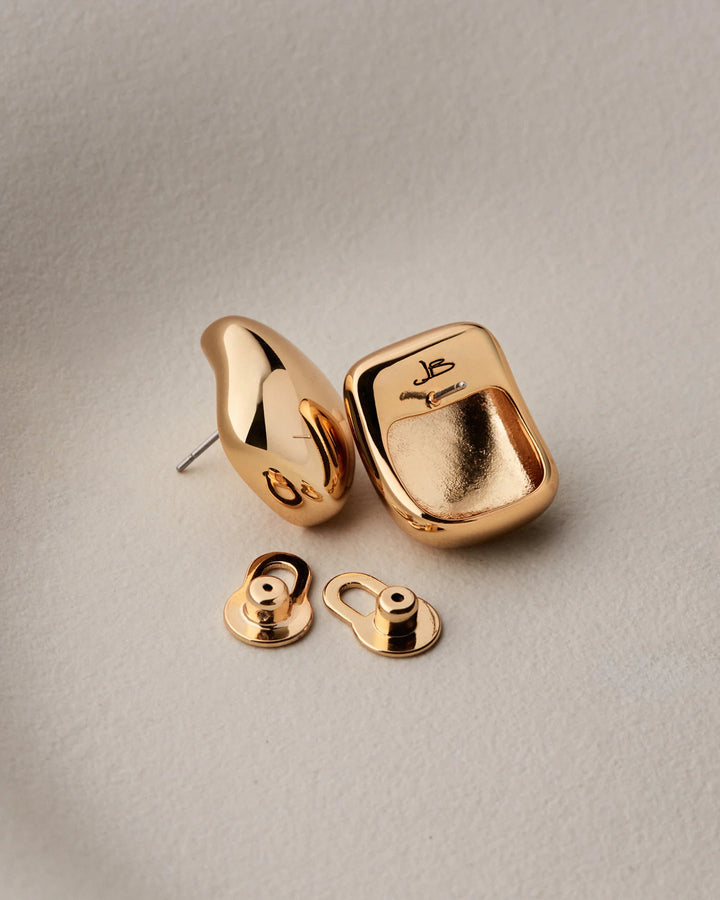 SMALL TATE EARRING (GOLD) - JENNY BIRD