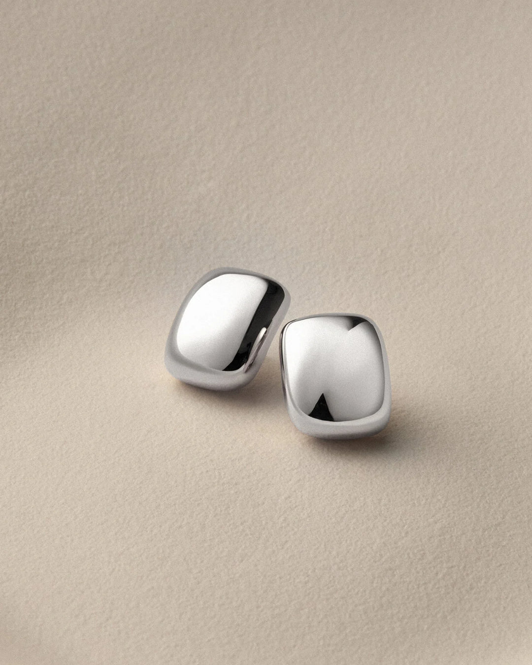 SMALL TATE EARRING (SILVER) - JENNY BIRD
