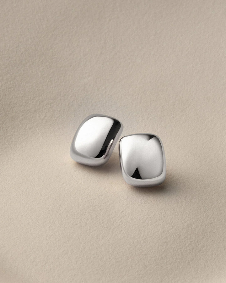 SMALL TATE EARRING (SILVER) - JENNY BIRD