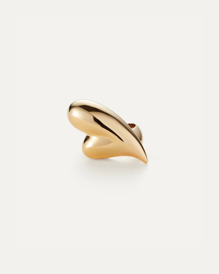 PUFFY HEART RING (GOLD) - JENNY BIRD