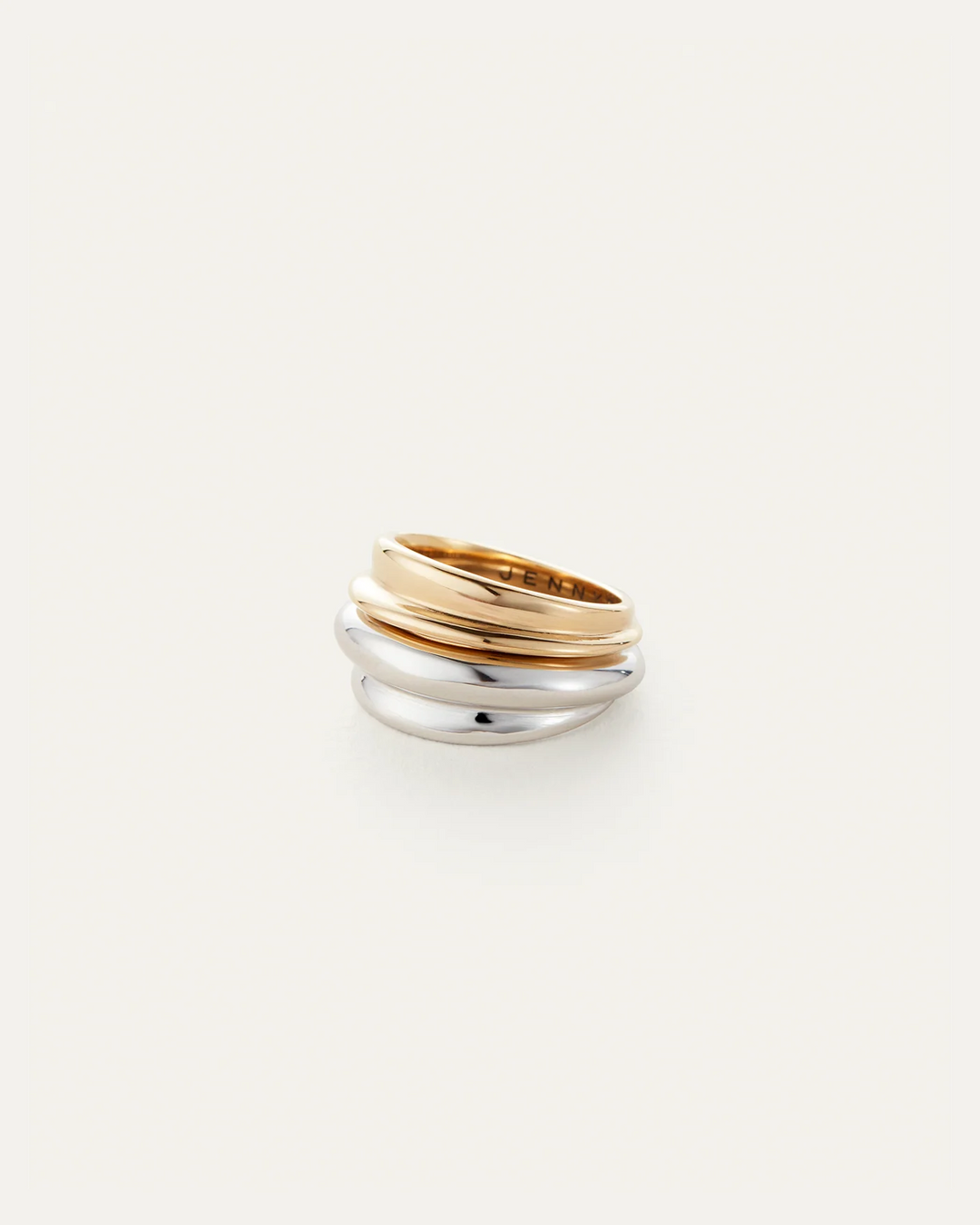 LENNON RING SET (TWO-TONE) JENNY BIRD