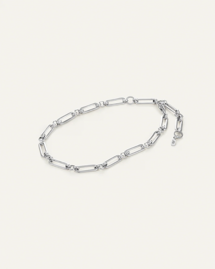 SLIM MERCER ANKLET (SILVER) - JENNY BIRD