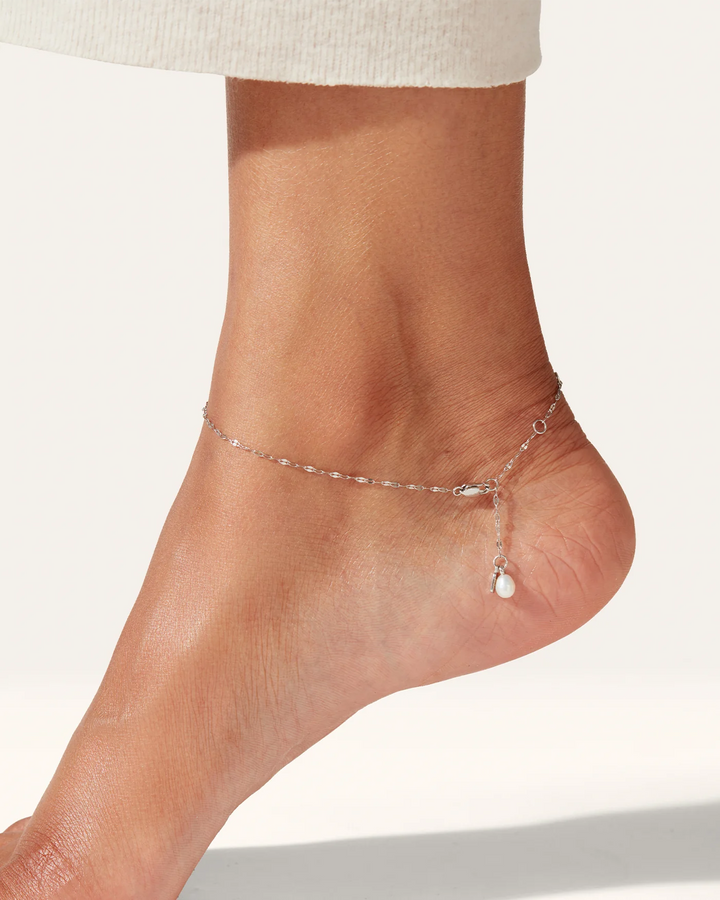 CAPRI ANKLET (SILVER) - JENNY BIRD