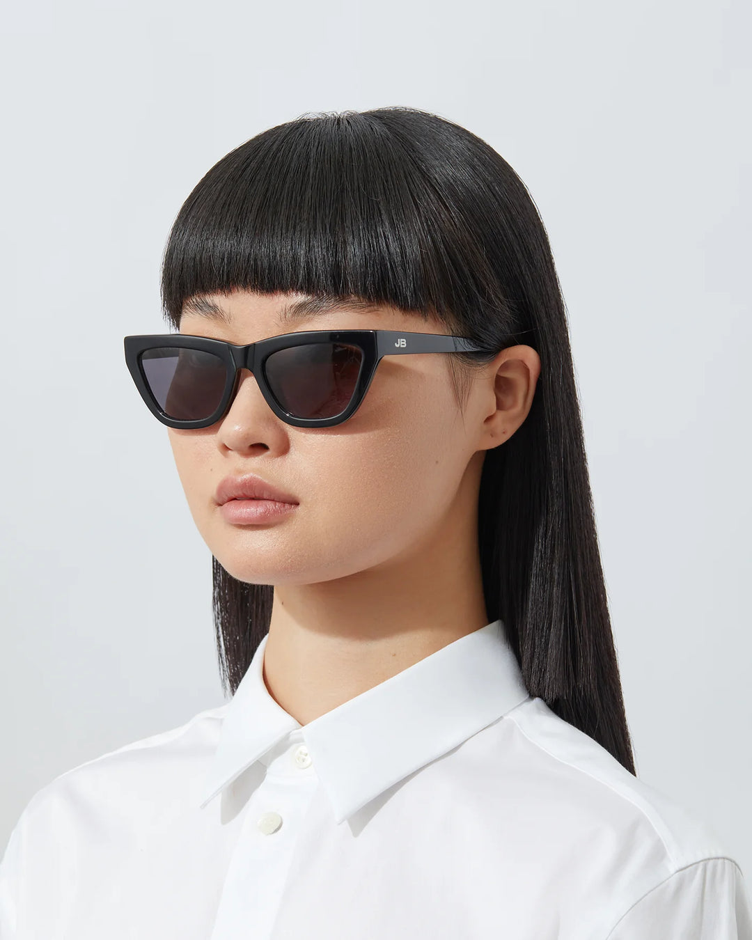 THE CATEYE SUNGLASSES (BLACK) - JENNY BIRD