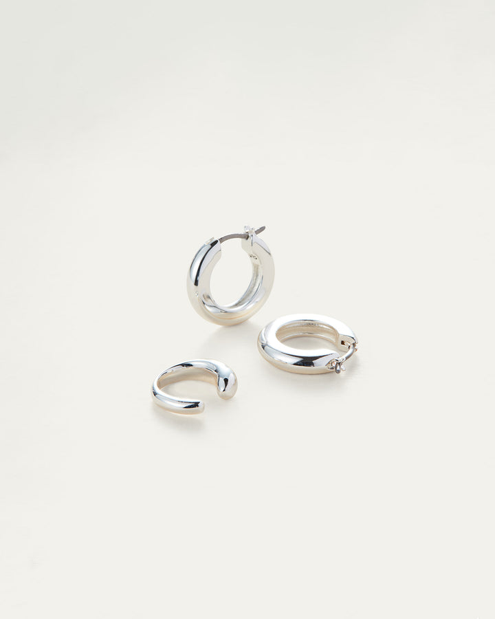 ESSENTIAL EAR STACK (SILVER) - JENNY BIRD