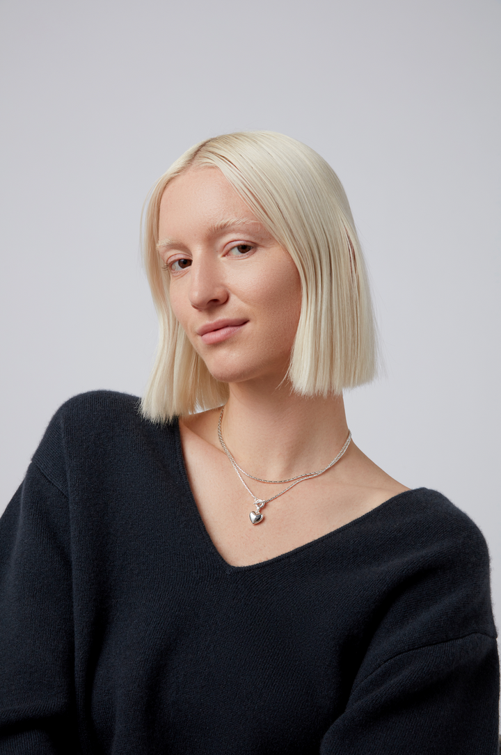 ALLY WRAP NECKLACE (SILVER) - JENNY BIRD