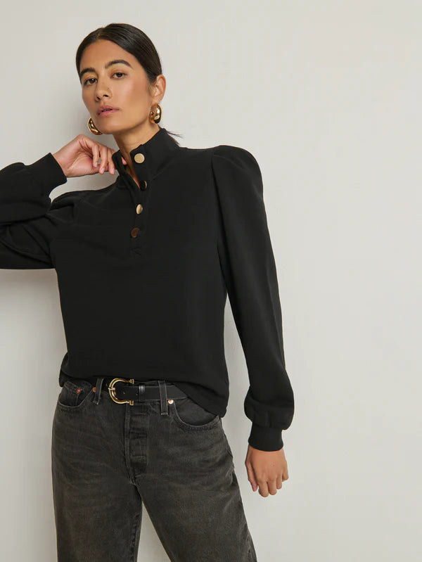 JESSIE SWEATSHIRT (JET BLACK) - NATION