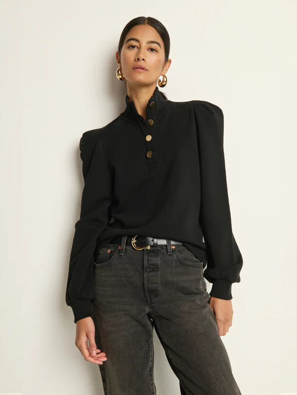 JESSIE SWEATSHIRT (JET BLACK) - NATION