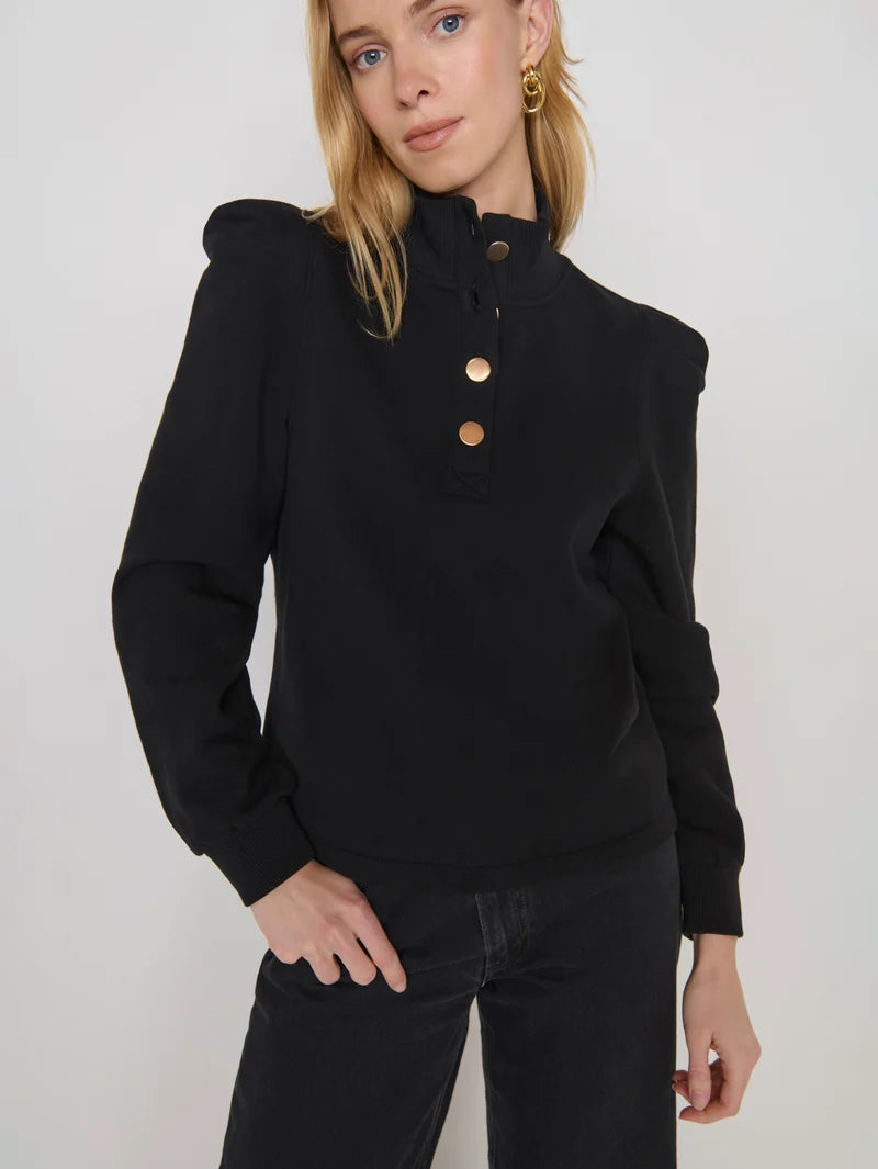 JESSIE SWEATSHIRT (JET BLACK) - NATION