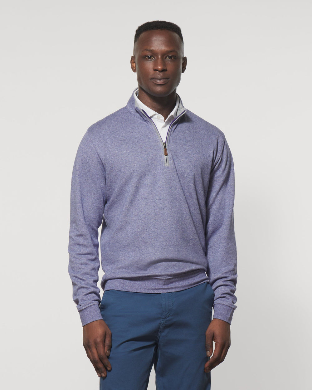 SULLY 1/4 SWEATER (MULBERRY) - JOHNNIE-O
