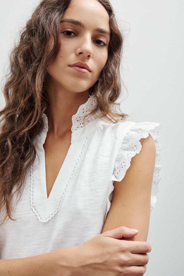 JODIE TOP (OFF WHITE) - MELISSA NEPTON