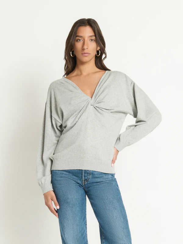 JOLIE SWEATER (HEATHER GREY) - NATION