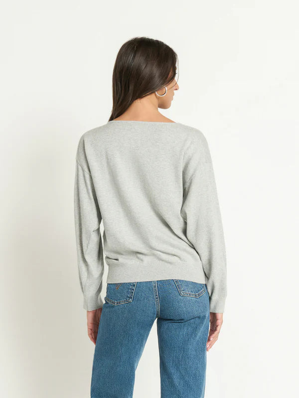 JOLIE SWEATER (HEATHER GREY) - NATION