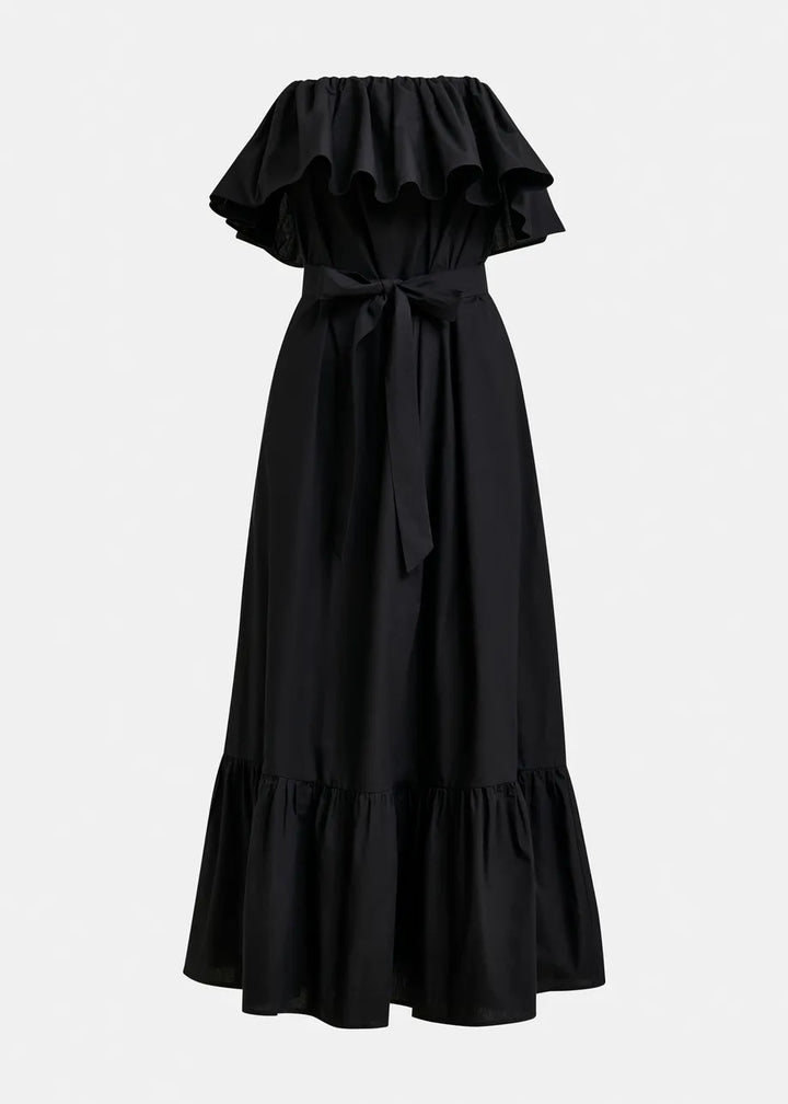JOYCE CATCHING Z'S DRESS (BLACK) - ESSENTIAL ANTWERP