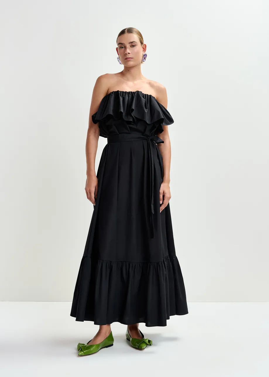 JOYCE CATCHING Z'S DRESS (BLACK) - ESSENTIAL ANTWERP