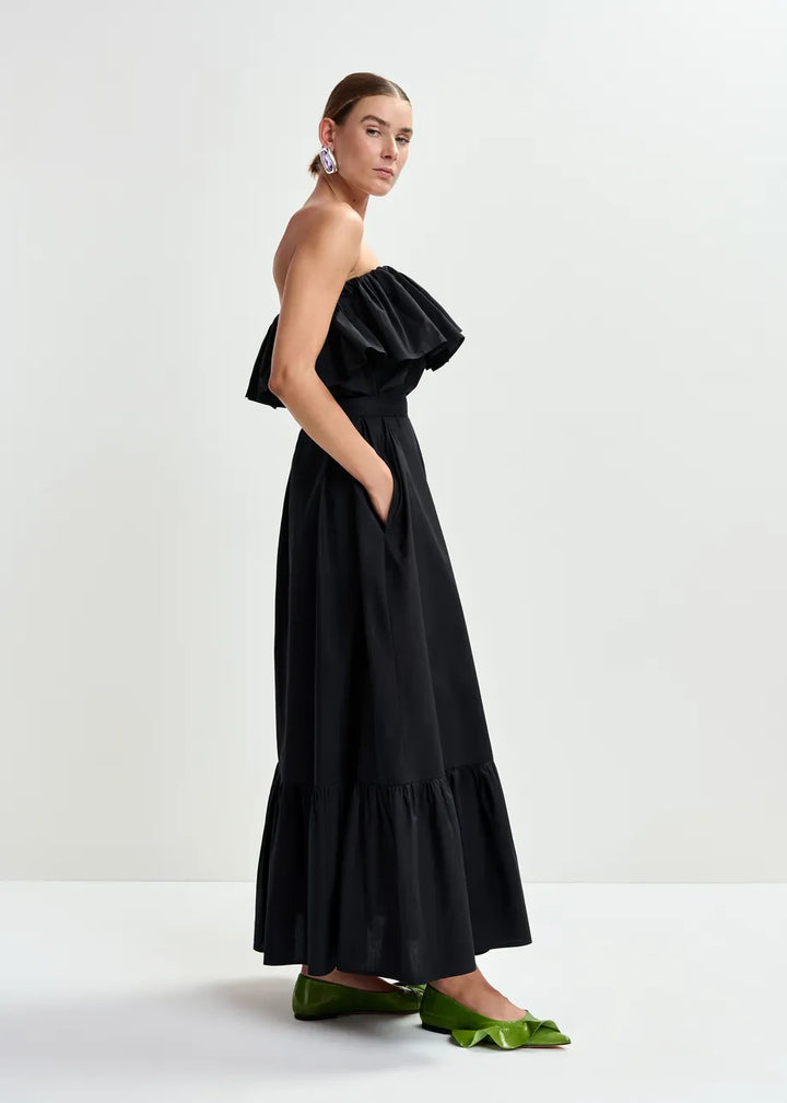 JOYCE CATCHING Z'S DRESS (BLACK) - ESSENTIAL ANTWERP