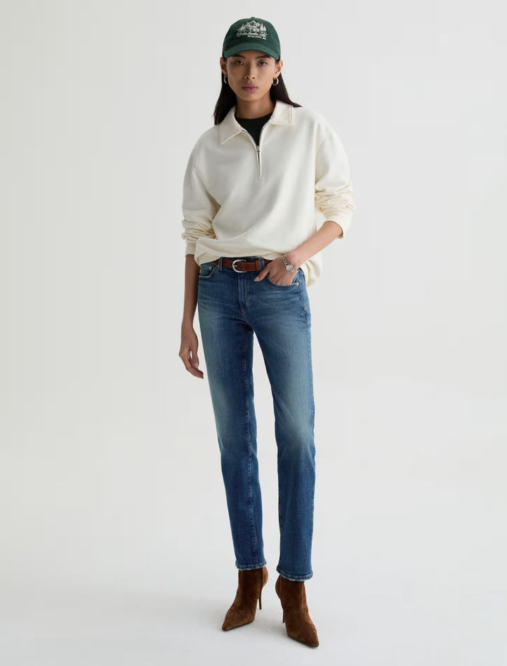 SANDRA LOW RISE STRAIGHT LEG (10 YEARS ILLIAD) - A.G. DENIM