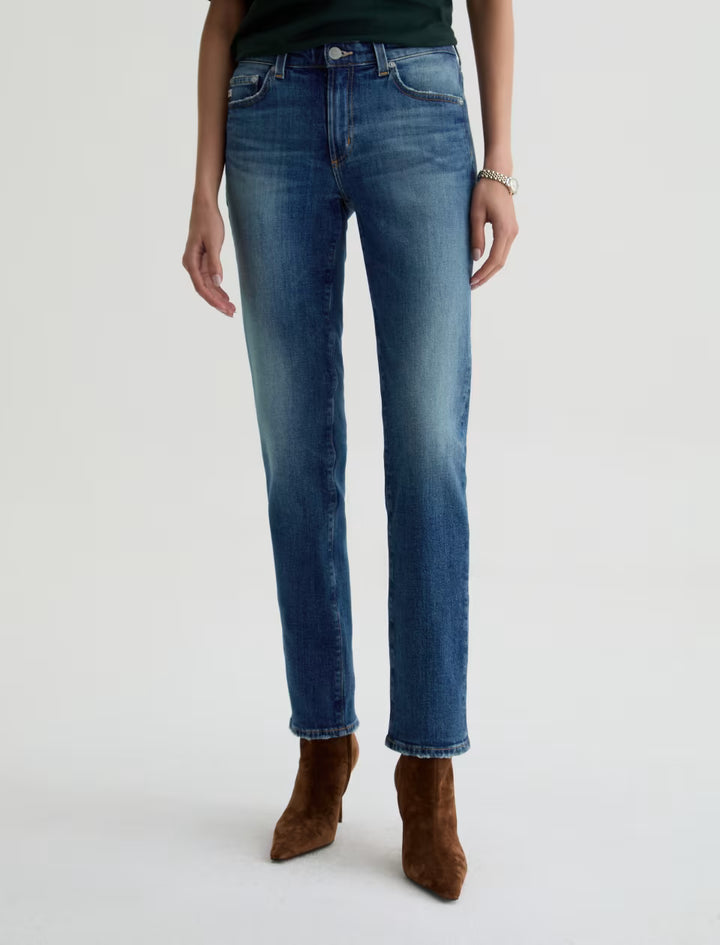 SANDRA LOW RISE STRAIGHT LEG (10 YEARS ILLIAD) - A.G. DENIM