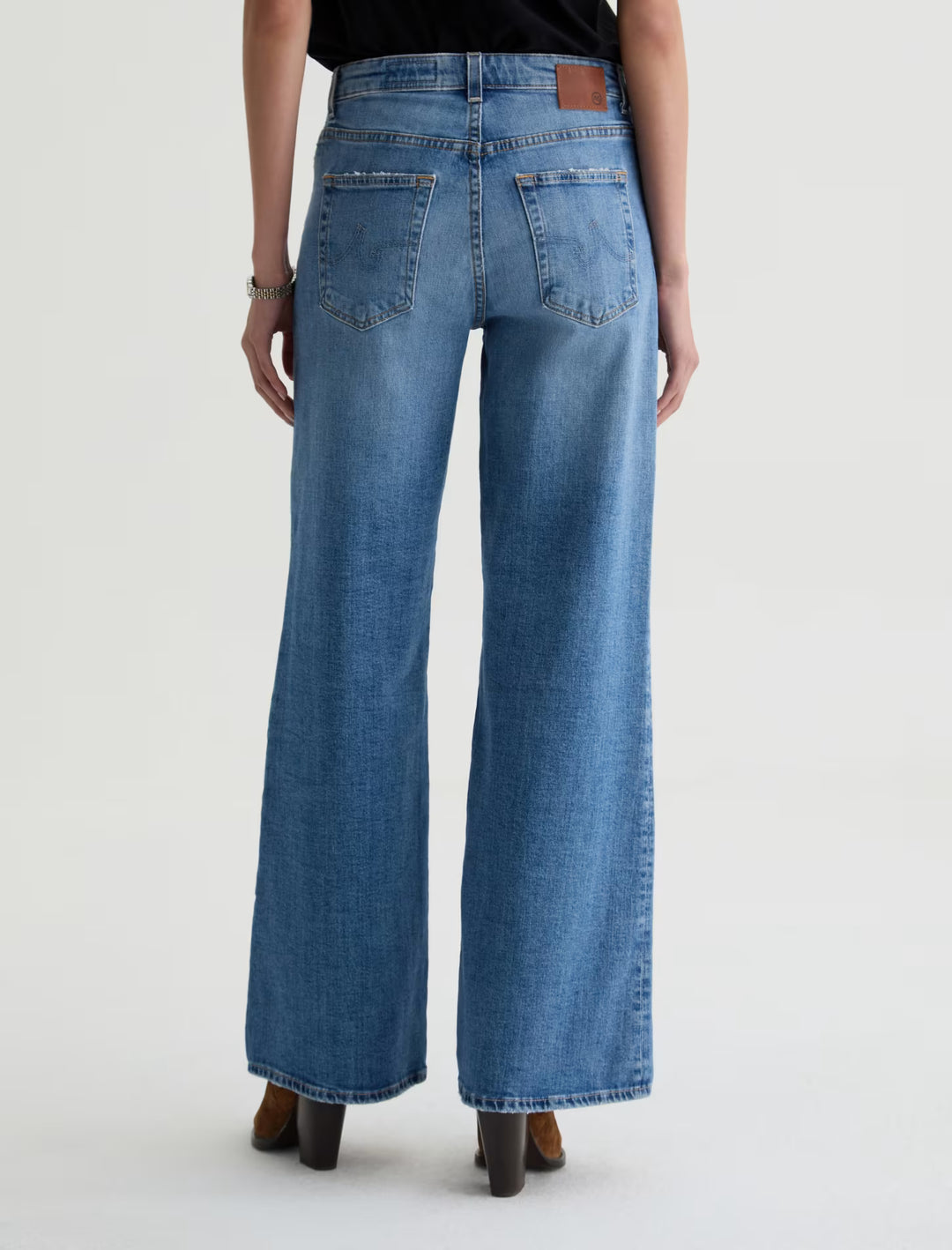 SAIGE WIDE LEG (AMERICAN WEST) - A.G. DENIM