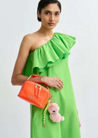 JUICER ASYMMETRICAL ONE SHOULDER DRESS (GREEN) - ESSENTIAL ANTWERP