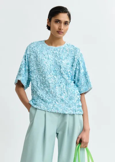 JULIE SEQUIN GLAM TOP (LAKE VIEW) - ESSENTIAL ANTWERP