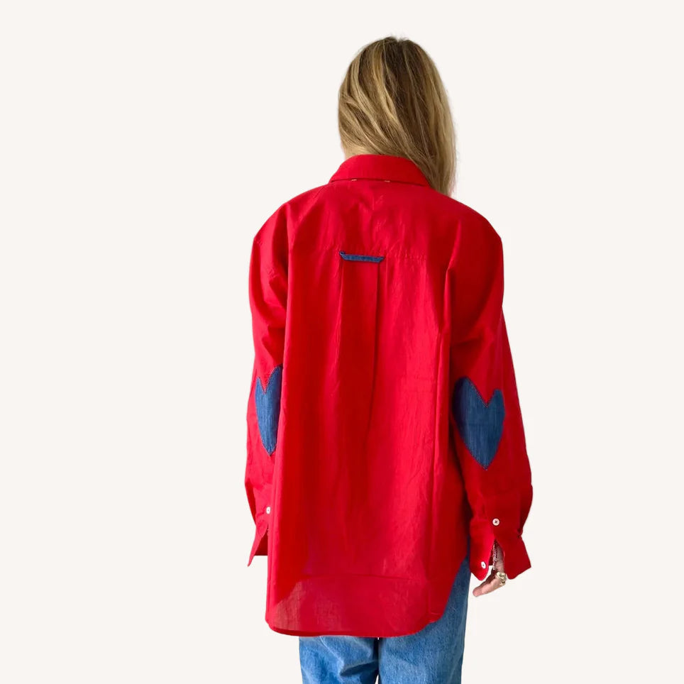 JACK SHIRT (RED) - KERRI ROSENTHAL