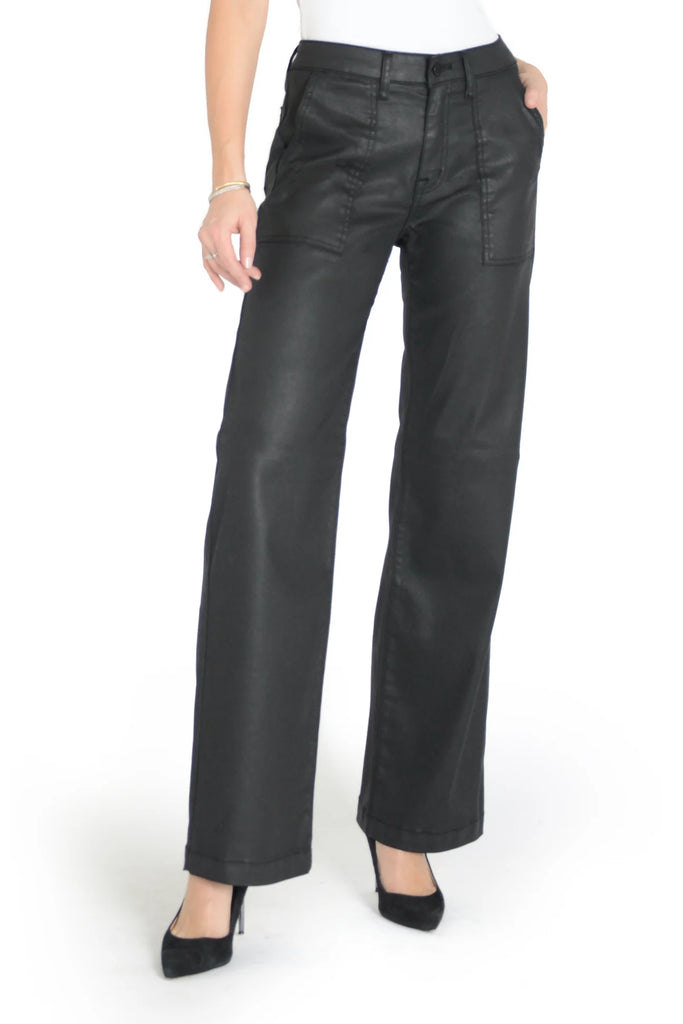 JONI COATED UTILITY JEANS (MIDNIGHT VIXEN) - FIDELITY