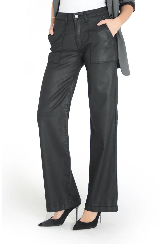 JONI COATED UTILITY JEANS (MIDNIGHT VIXEN) - FIDELITY