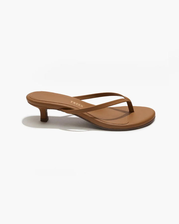 JULIA SUEDE SQUARE TOE (CAMEL) - TKEES