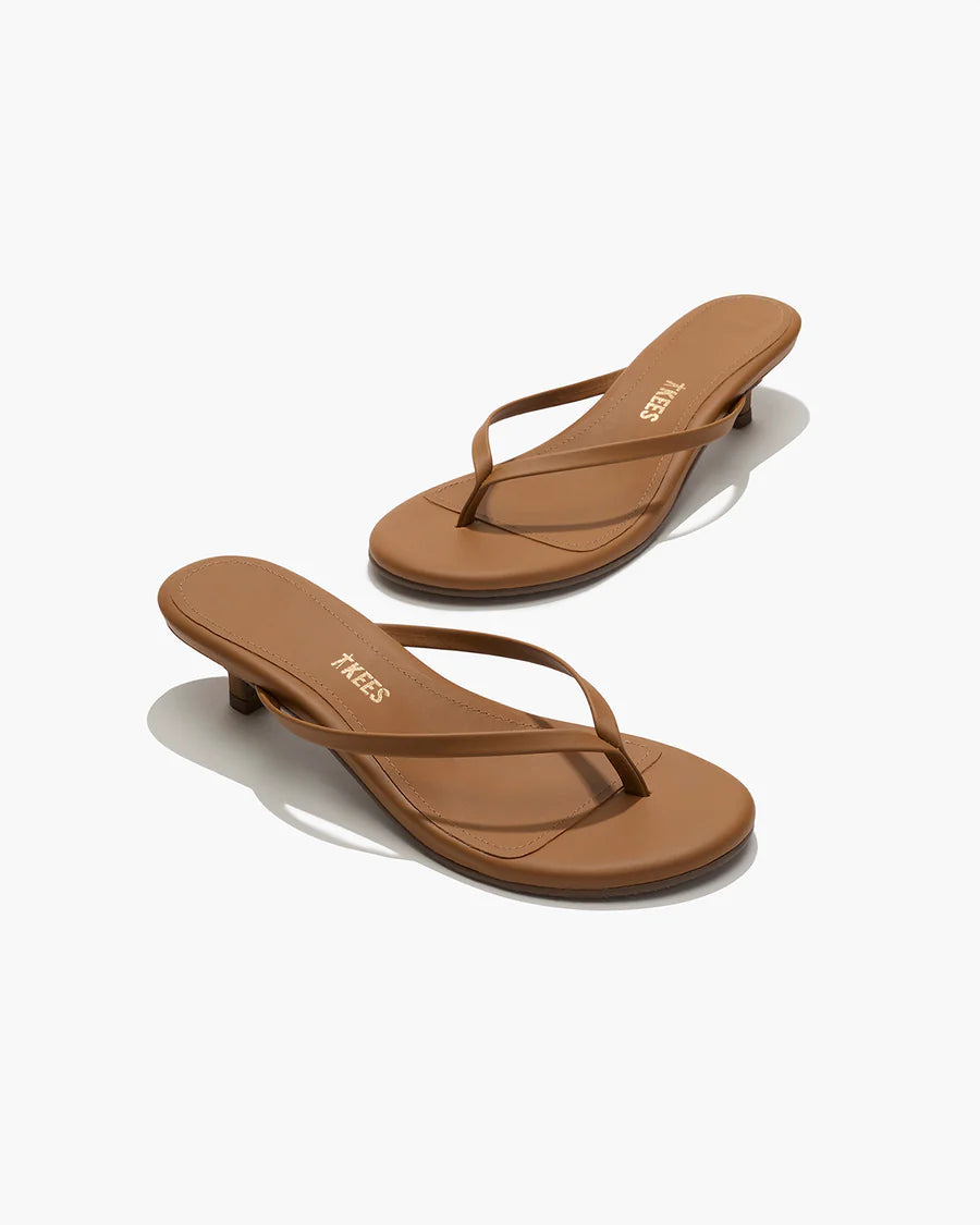 JULIA SUEDE SQUARE TOE (CAMEL) - TKEES
