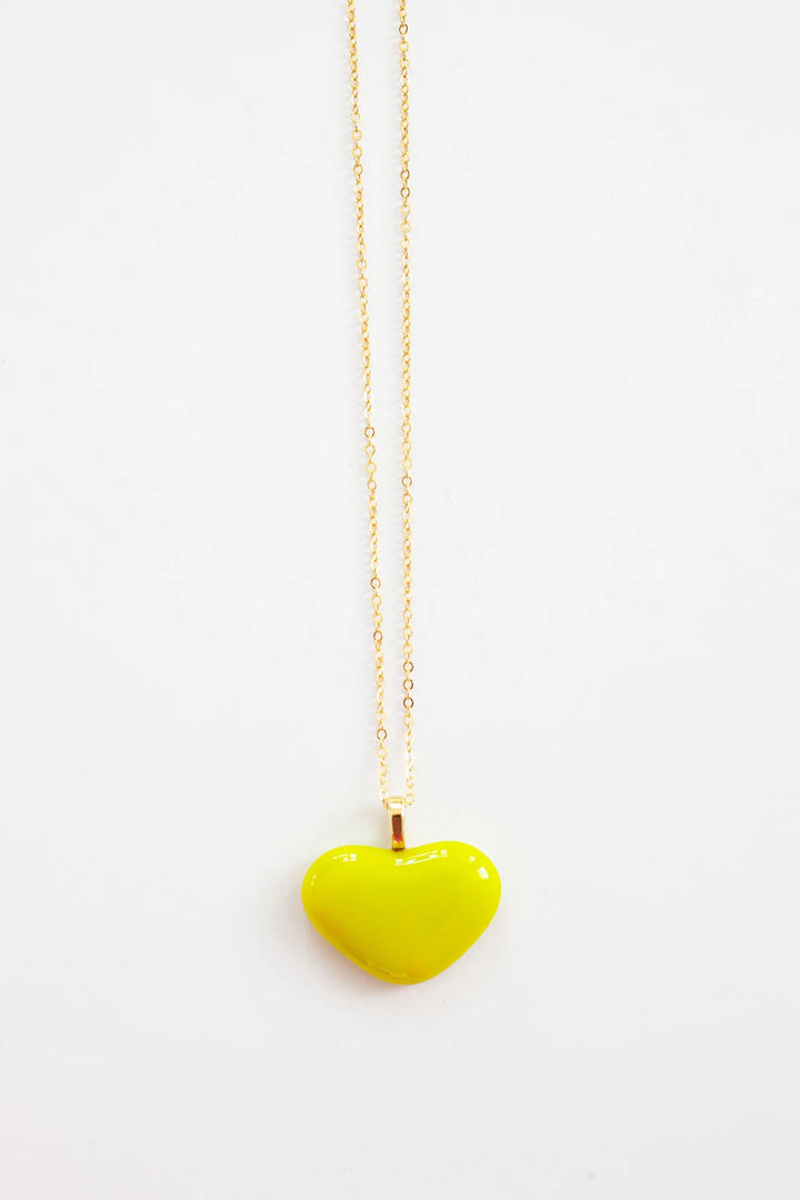 JULIA NECKLACE (CHARTREUSE) - CALO