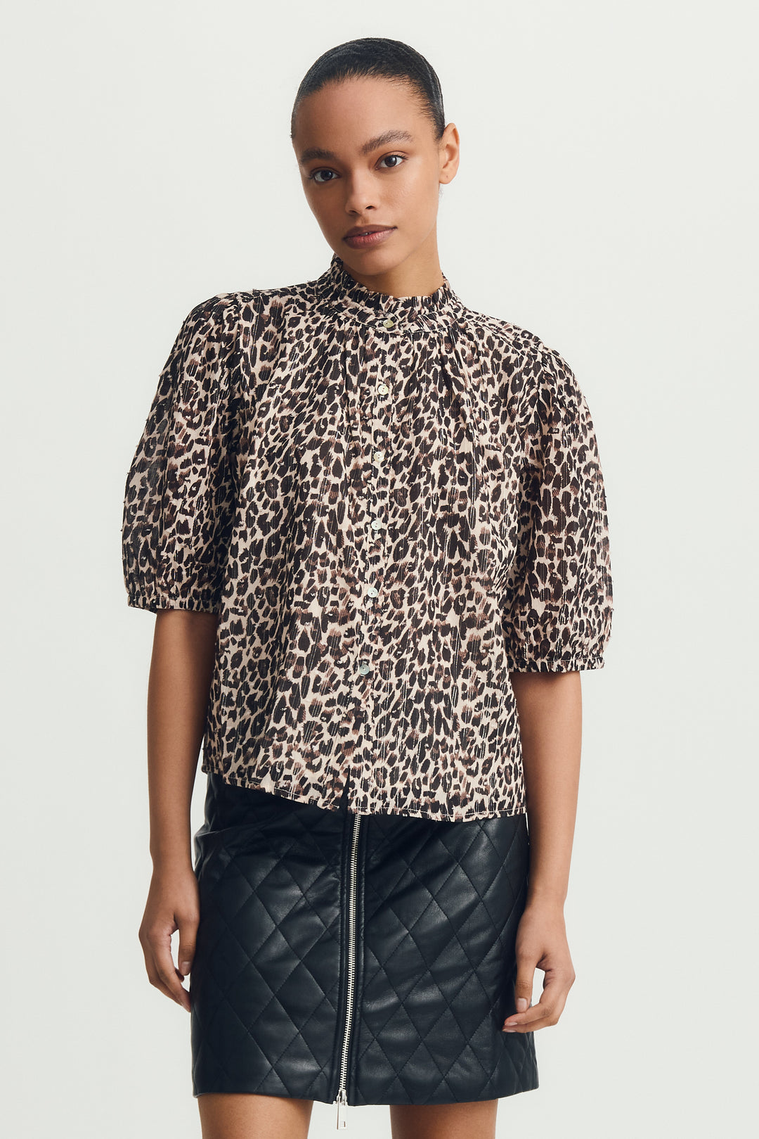KAIA PUFFED SLEEVE BLOUSE - MELISSA NEPTON