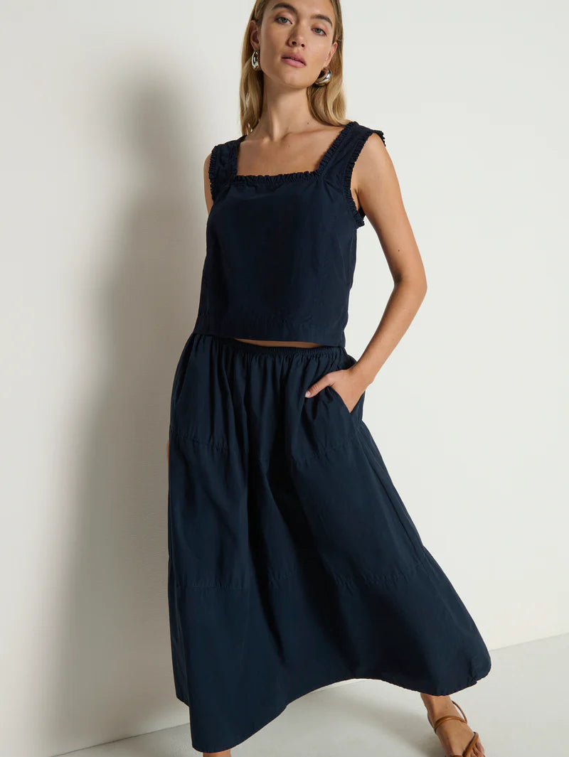 KARIN TIERED SKIRT (NIGHT SKY) - NATION