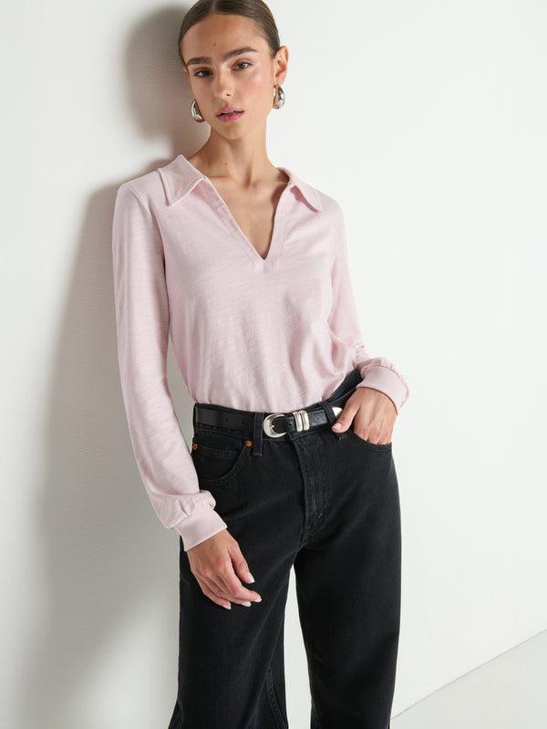 KIMBERLEY POLO TEE (BLUSH) - NATION