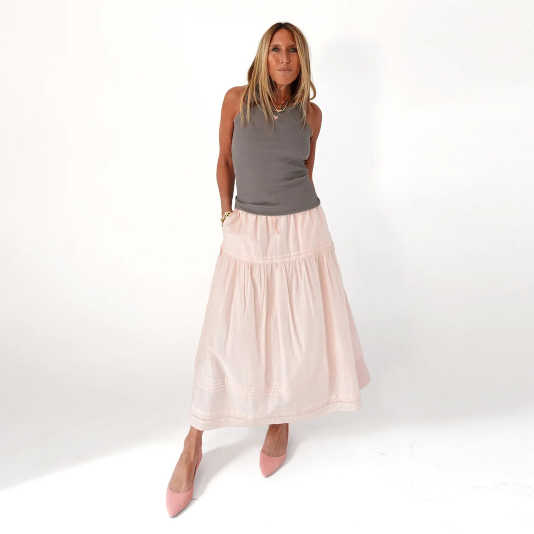 KR HEART TANK (MID GREY) - KERRI ROSENTHAL