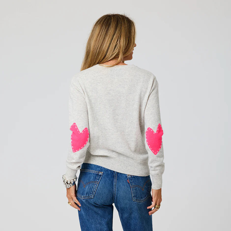 KR HEART PATCHWORK PULLOVER - KERRI ROSENTHAL