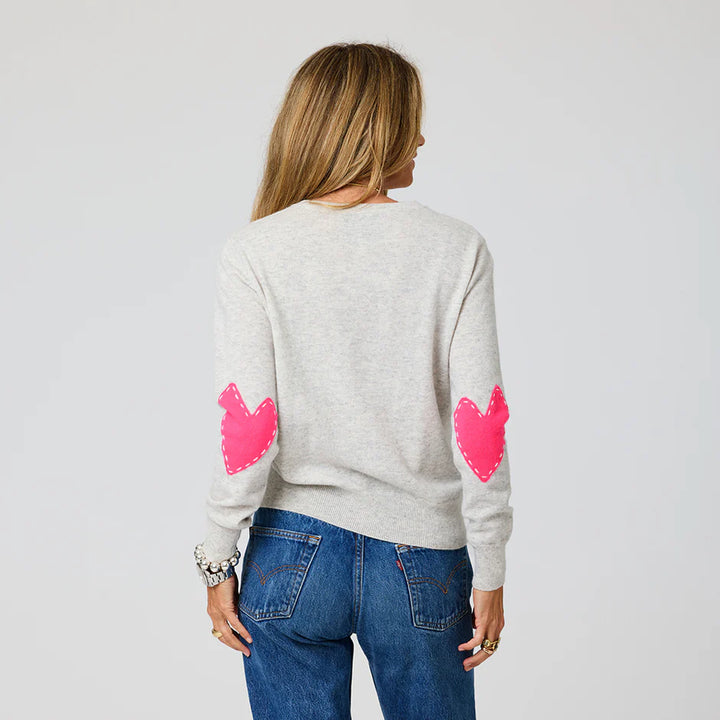 KR HEART PATCHWORK PULLOVER - KERRI ROSENTHAL