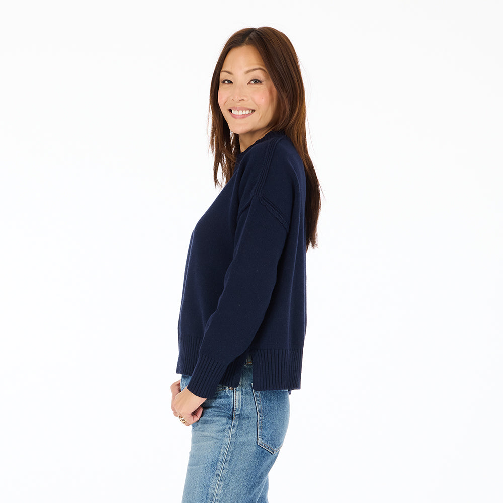 BOYFRIEND PEACE & LOVE SWEATER - KERRI ROSENTHAL