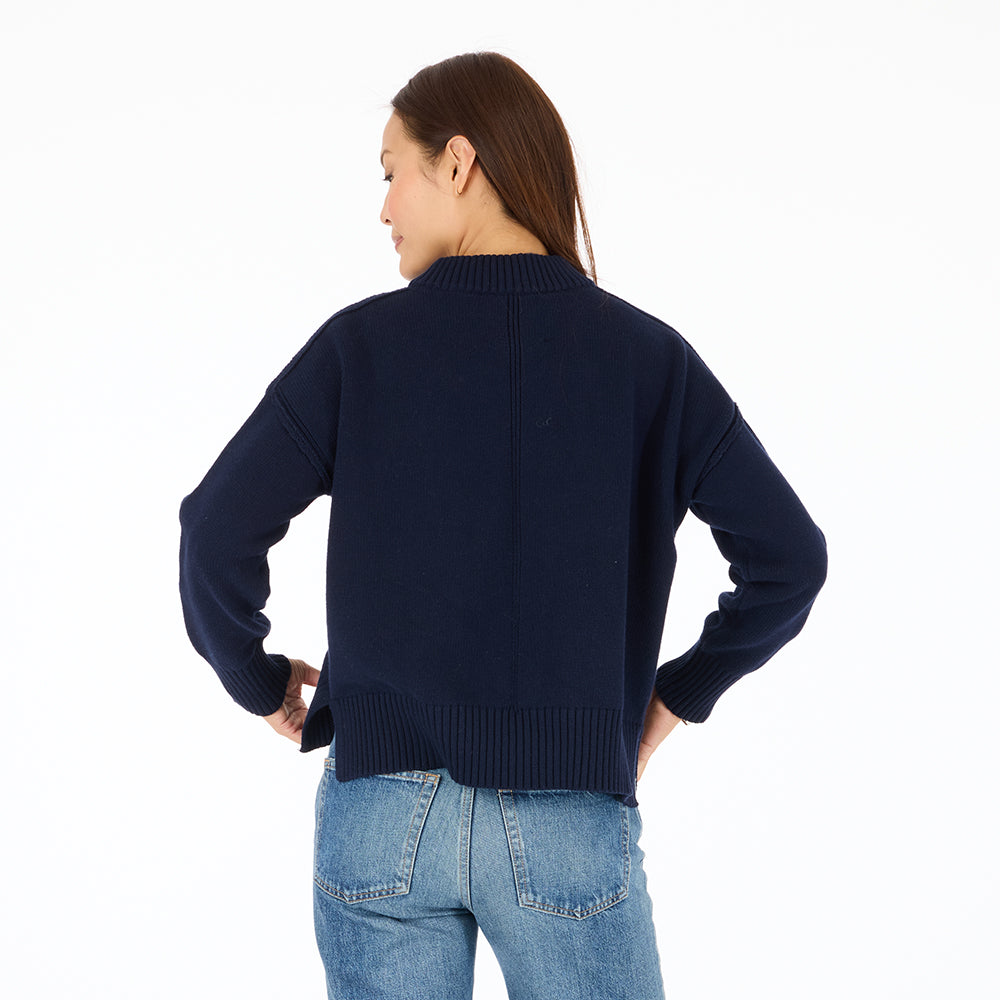 BOYFRIEND PEACE & LOVE SWEATER - KERRI ROSENTHAL