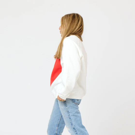 BENTON IMPERFECT HEART SWEATSHIRT - KERRI ROSENTHAL